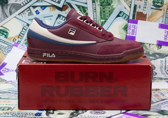 Burn Rubber x Fila Tennis Low “Doughboy” – Release Date
