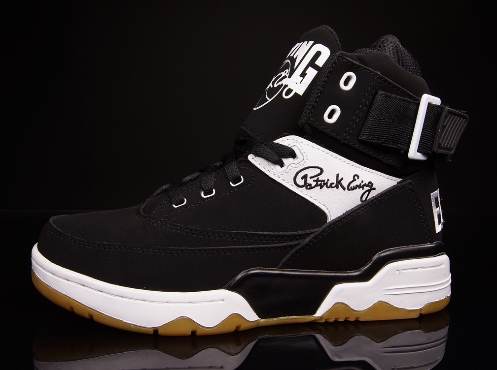 Ewing 33 Hi - Black - White - Gum - SneakerNews.com