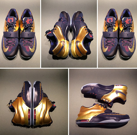 Gold Nike Kd7 Pe