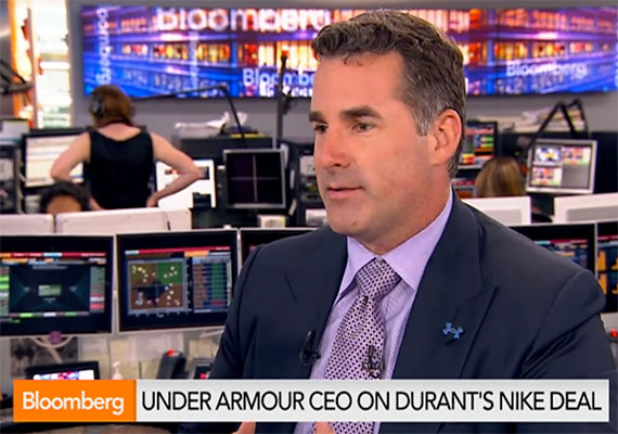 Kevin Plank Under Armour Nike Kevin Durant