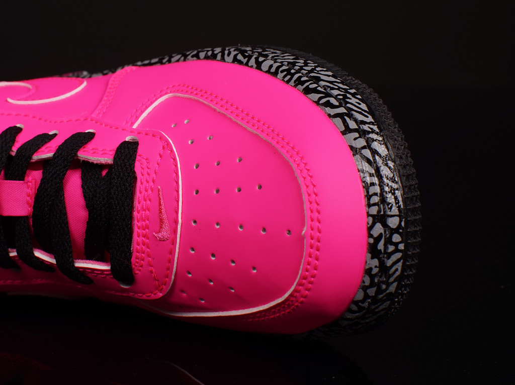 Nike Air Force 1 Low Gs Hyper Punch Hyper Pink Black 06
