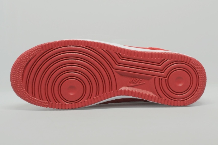 Nike Air Force 1 Low Red Suede White 05