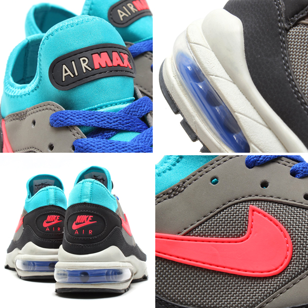 Nike Air Max 93 Light Ash Dusty Cactus Hyper Punch 02