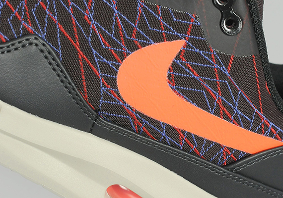 Nike Air Max Lunar1 Jacquard Black Orange Burgundy 6