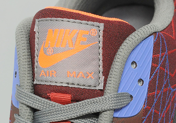 Nike Air Max Lunar90 Jacquard Red Purple Grey 6