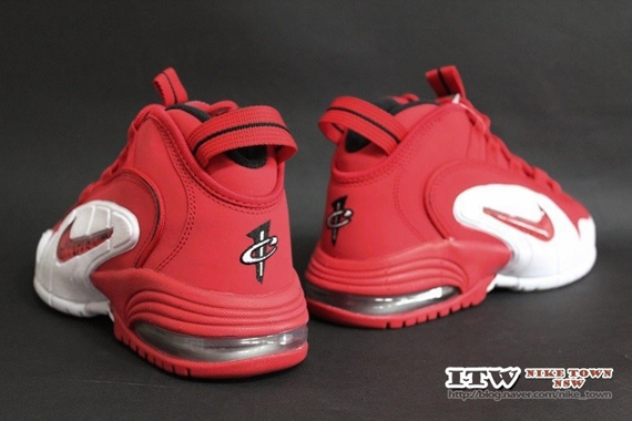 nike air max penny red white black 3