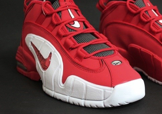 nike penny red and white