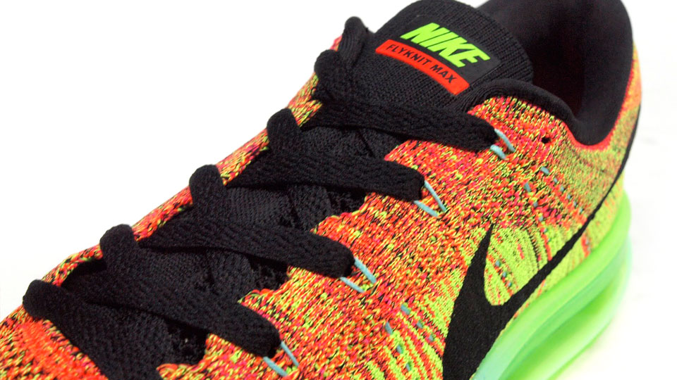 Nike Flyknit Air Max Orange Green Black 01