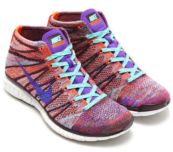 Nike Flyknit Chukka Hyper Crimson Hyper Grape Burgundy 03