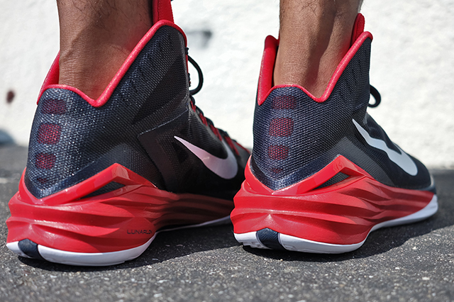 Nike Hyperdunk 2014 Obsidian University Red 01
