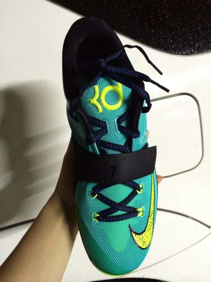 Nike Kd 7 Gs Hyper Jade Black Volt Photo Blue 01