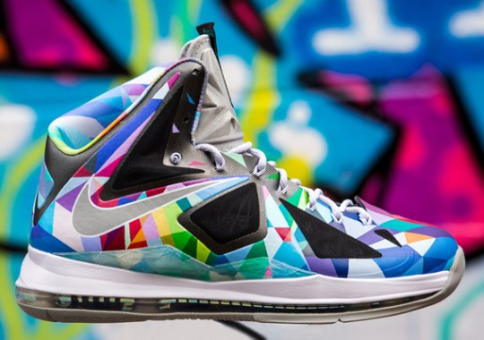 Nike LeBron X “Shattered Prism” Customs by ROM
