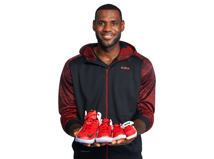 Nike Lebron 12 Full Family Sizes 02
