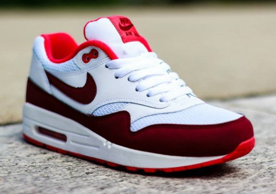 Nike Women’s Air Max 1 – White – Team Red – Action Red