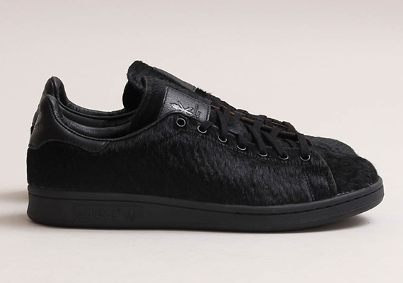 opening ceremony x adidas originals stan smith black pony hair