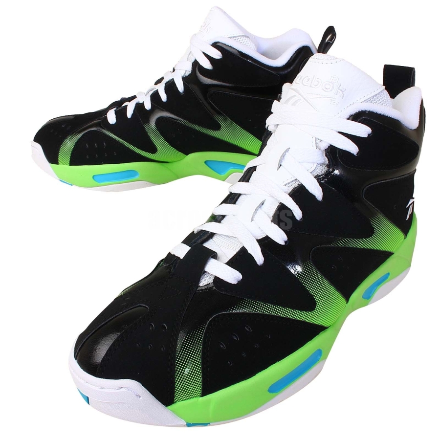 Reebok Kamikaze 1 Black Green 01