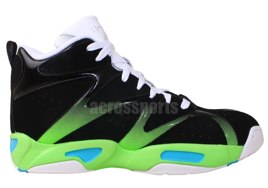 Reebok Kamikaze 1 Black Green 06