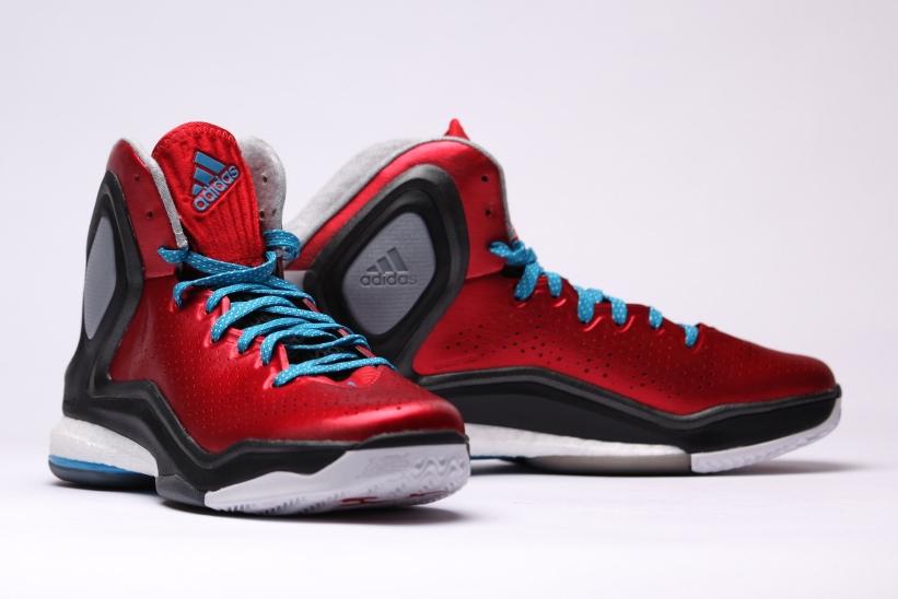 Adidas D Rose 5 Boost Scarlet Solar Blue 04