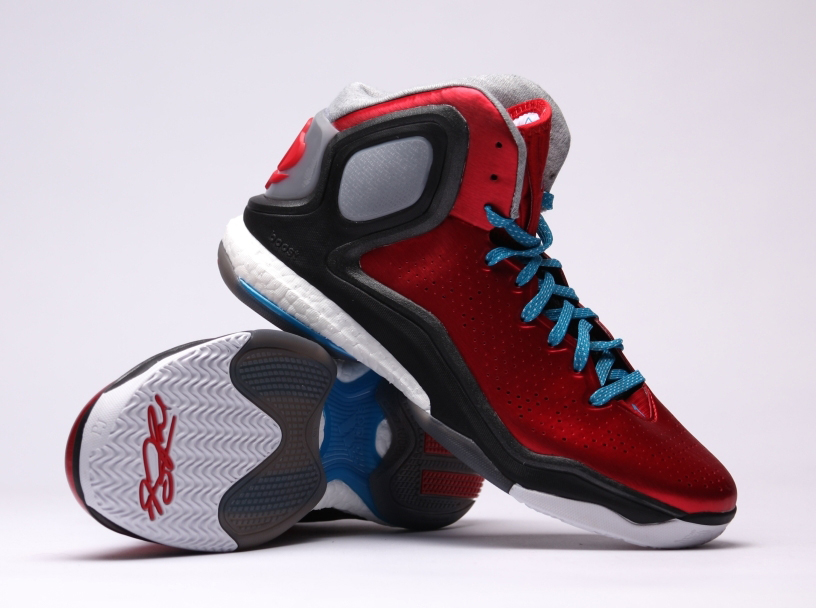 Adidas D Rose 5 Boost Scarlet Solar Blue 05