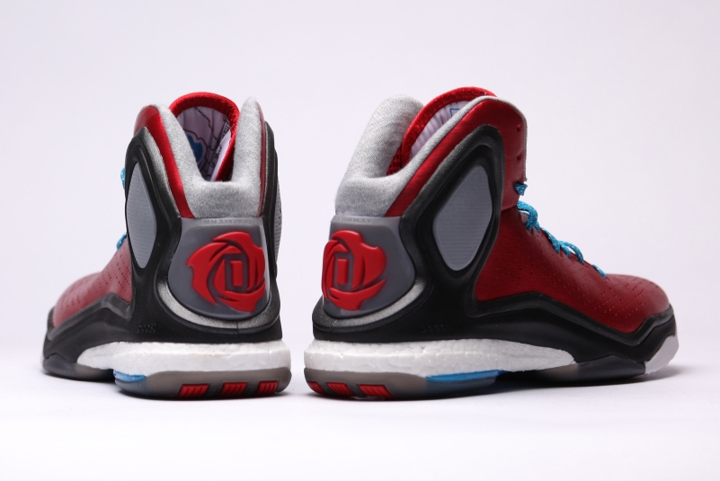 Adidas D Rose 5 Boost Scarlet Solar Blue 06