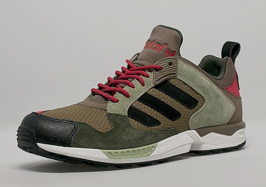 adidas Originals ZX 5000 RSPN – Dark Cargo – Black – Red