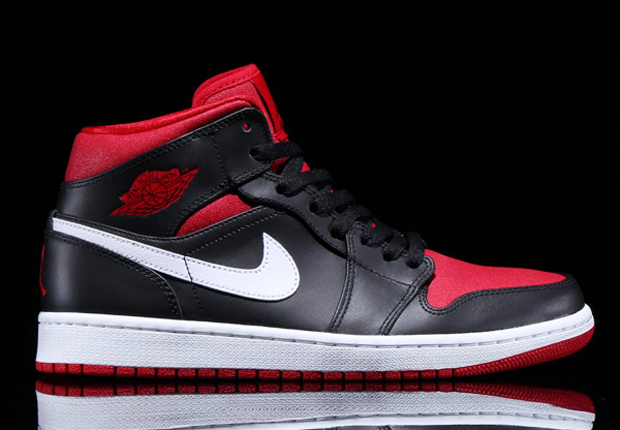 Air Jordan 1 Mid - Black - Gym Red - White - SneakerNews.com