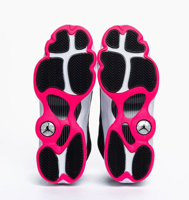 Air Jordan 13 Gs Black Hyper Pink White 04