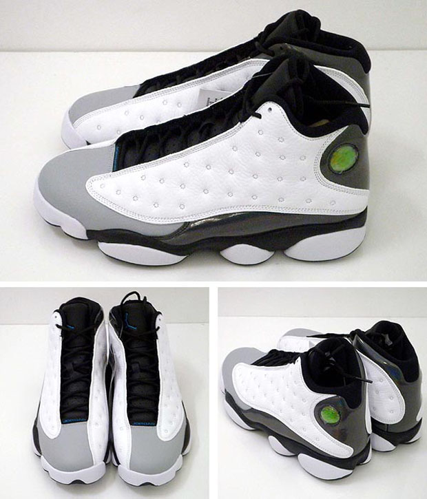 jordan 13 white grey