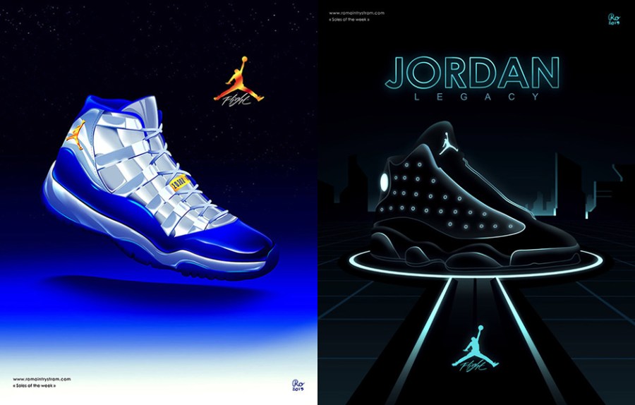 Air Jordan Artwork Inspired By Movie Posters by Romain Trystram ...