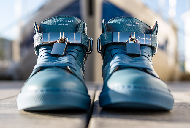 Jon Buscemi 100mm Blue SneakerNews