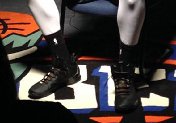 Carmelo Anthony in Unidentified Jordan Sneaker During MSG Interview