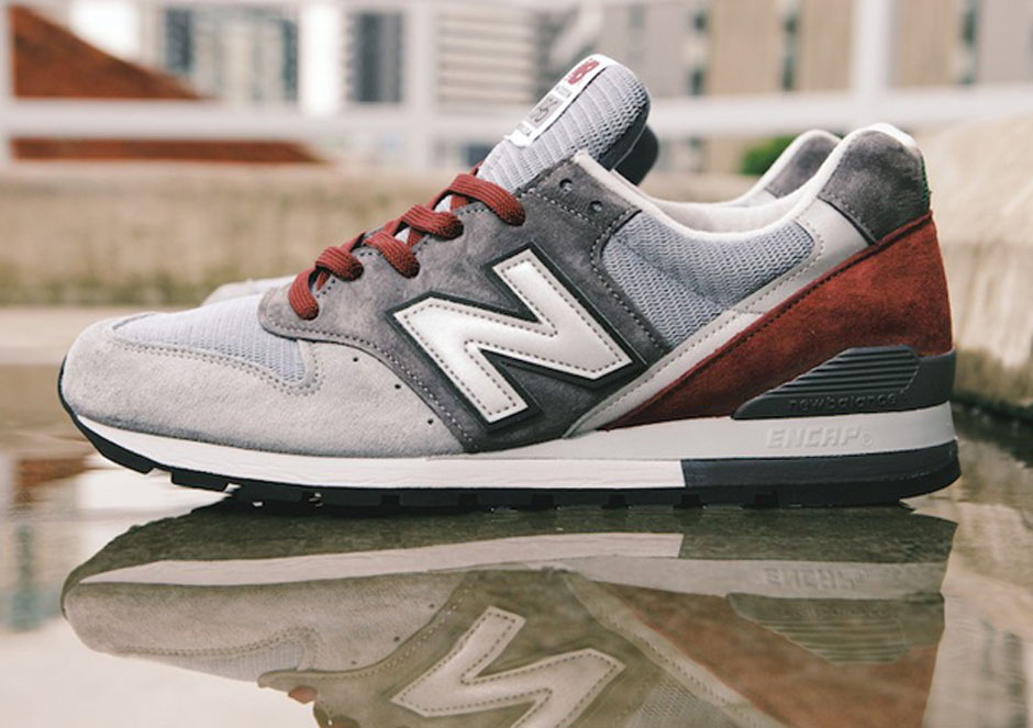 New Balance 996 Made in USA - Grey - Red - SneakerNews.com