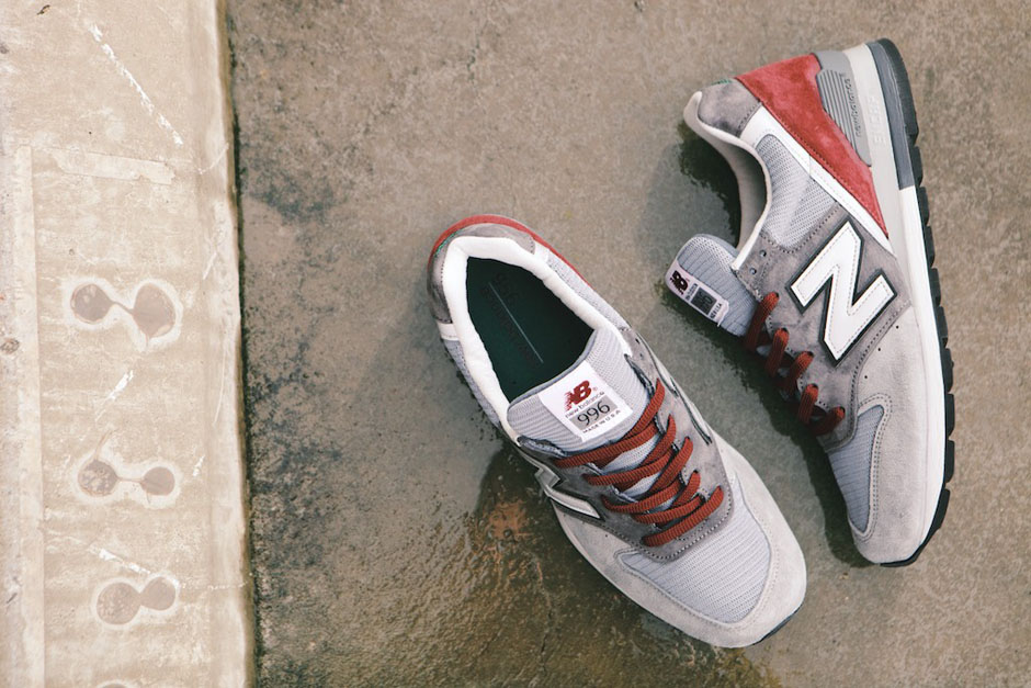 New Balance 996 Made In Usa Grey Red 05