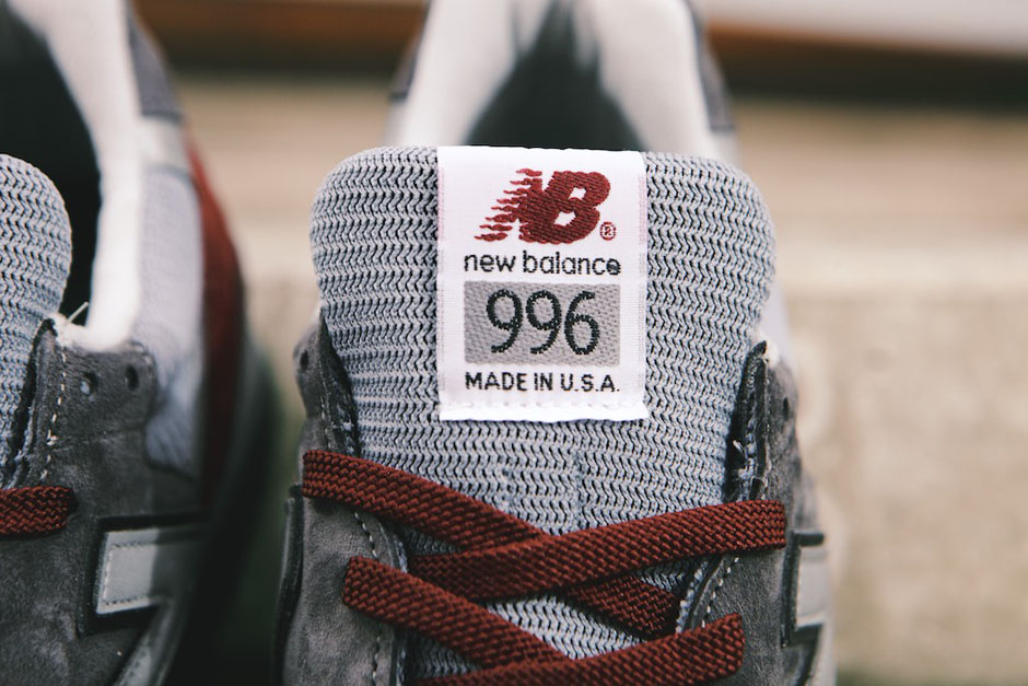 New Balance 996 Made In Usa Grey Red 07