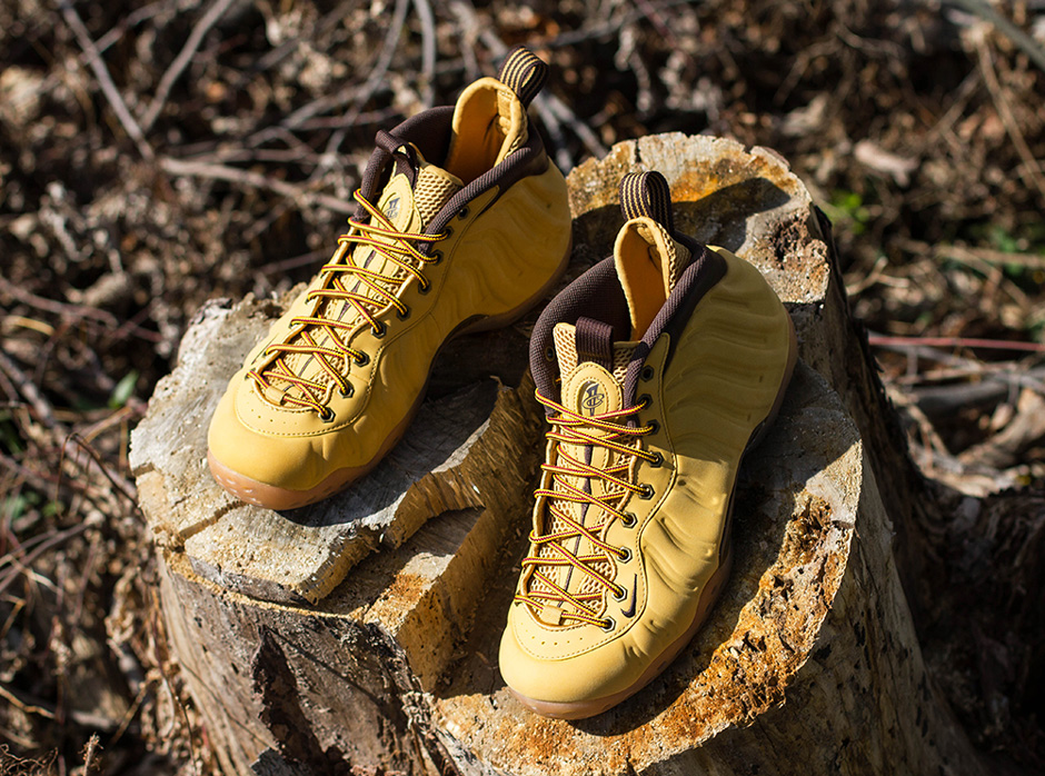 Nike best sale foamposite wheat