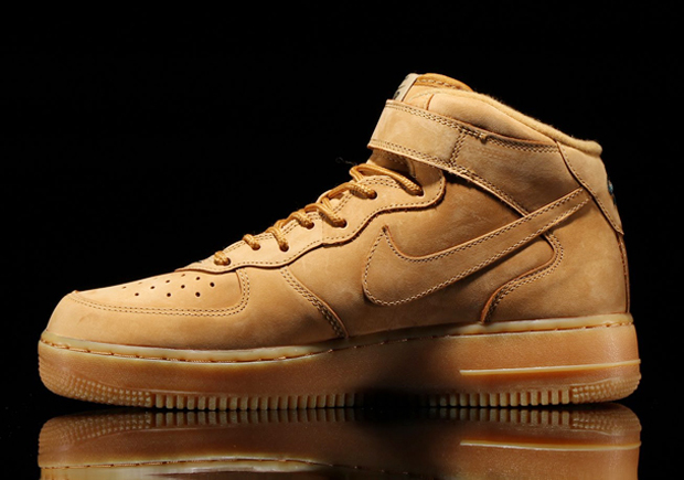 wheat air force ones mid
