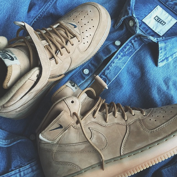 Nike Air Force 1 Mid Wheat Returning 1