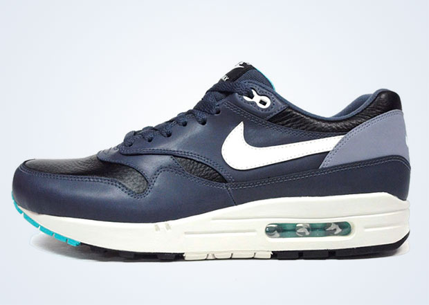 Nike Air Max 1 Leather – Navy – Grey – Blue