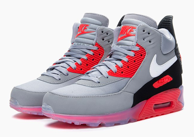 Nike Air Max 90 Sneakerboot Ice Infrared 4