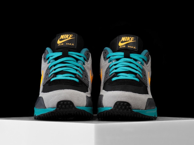 Nike Air Max 90 Winter Premium Teal Grey Yellow 03