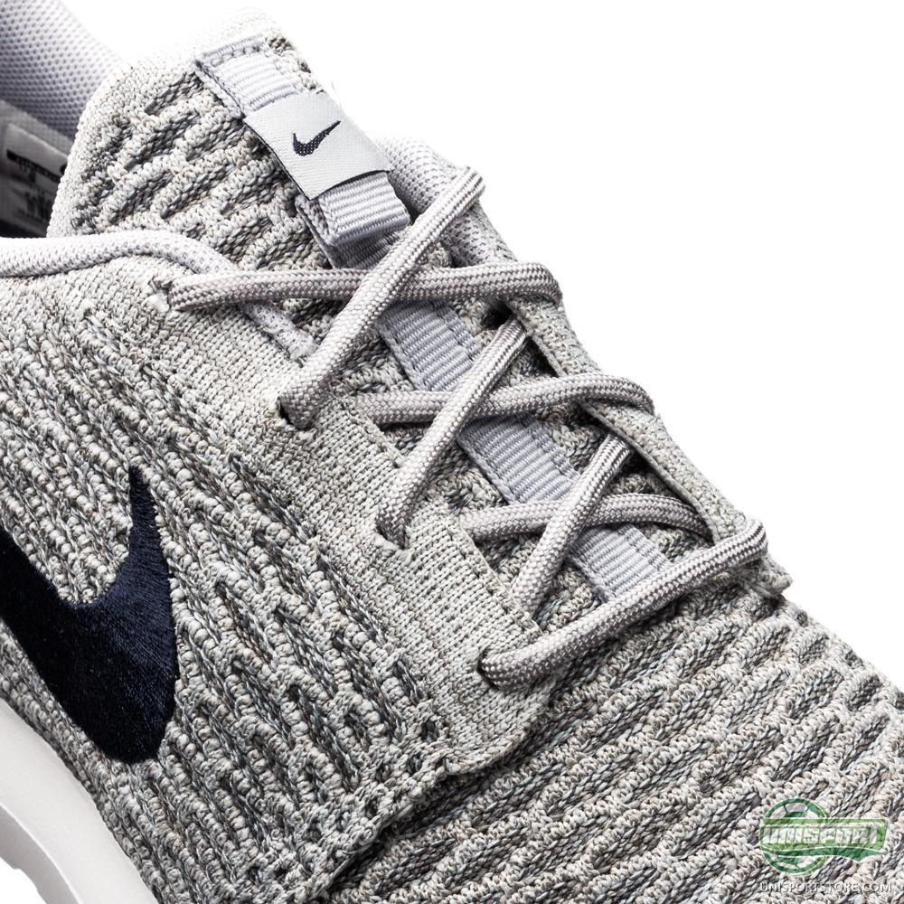 Nike Flyknit Roshe Run Light Charcoal Dark Obsidian Wolf Grey 05