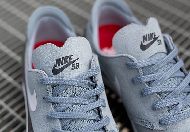 Nike Sb Lunar One Shoe Black Grey Suede 2