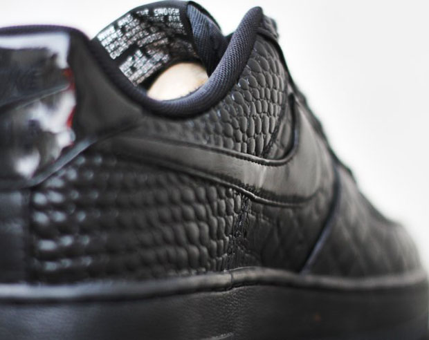 Nike air force on sale 1 black croc