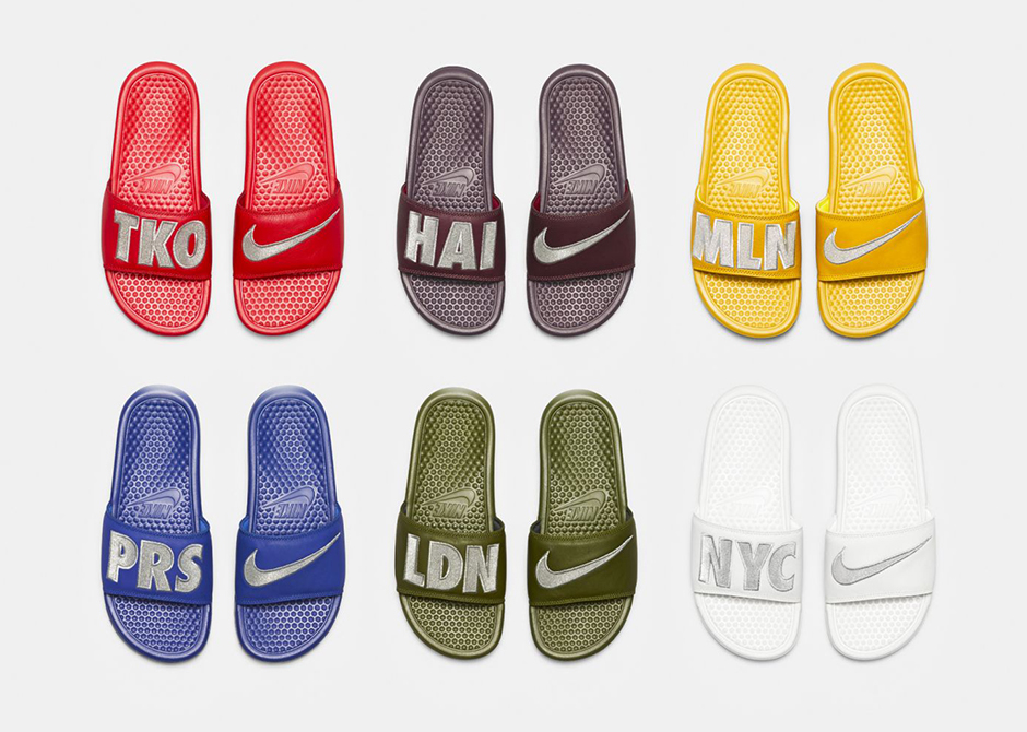 Nike Womens City Collection Benassi Slides