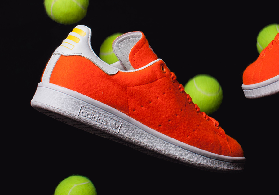 Pharrell Adidas Stan Smith Tennis Orange 1