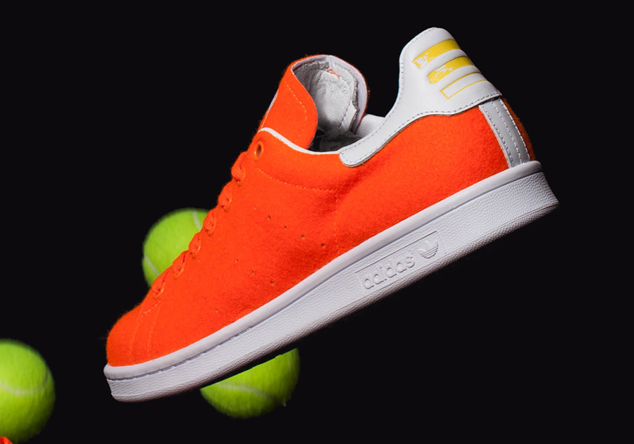 Pharrell Adidas Stan Smith Tennis Orange 2