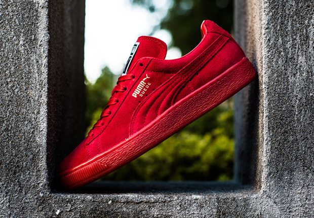 puma suede red scarlet for sale