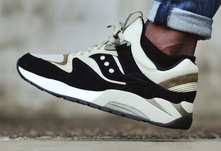 saucony grid 9000 light grey