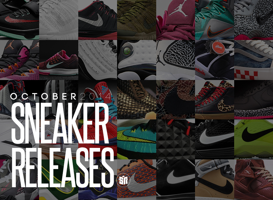 October 2014 Sneaker Releases