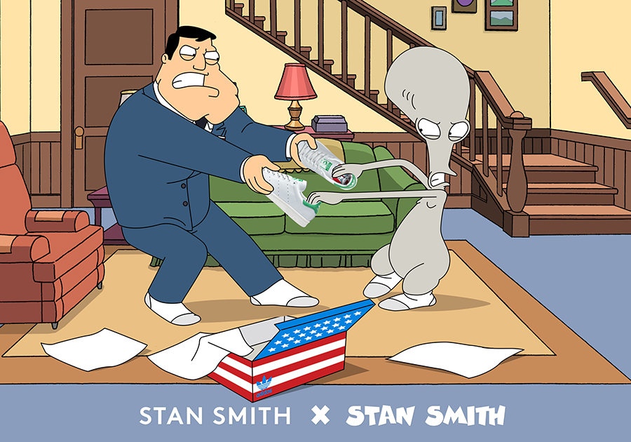 Pure Street address Banishment adidas Originals Collaborates With American Dad For The Stan Smith x Stan  Smith - SneakerNews.com